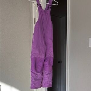 Kids Lands End Iron Knee Purple Snow Bib